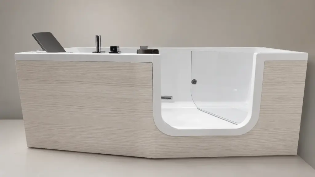 Badewanne mit Tür